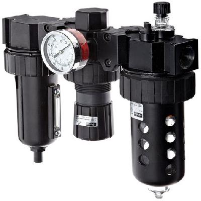 Filter-Regulator-Lubricator, 3 pc, Metal Bowl