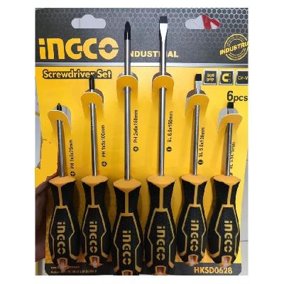 Ingco 6 Pcs Screwdriver Set HKSD0628
