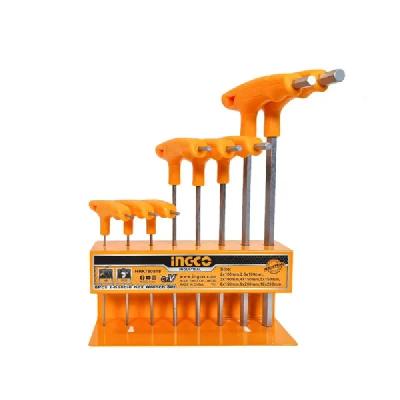 Ingco 8pcs T-Handle Hex Wrench Set HHKT8081