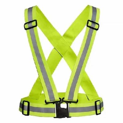 Stretchable Reflective Cross Belt