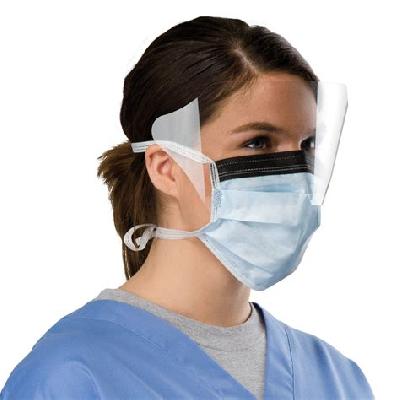 Face Shield With Attached Mask