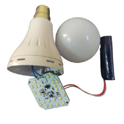 AC DC Rechargeable Bulb DOB Based (09 W) Raw Material
