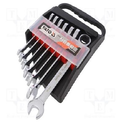YT-0208 Ratchet Combination Wrench Set