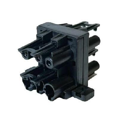 Pluggable Connectors for Fluorescent Lighting Fixtures