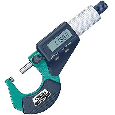 Insize - Digital Outside Micrometer. Range: 0-25 Mm. Model: 3109-25a