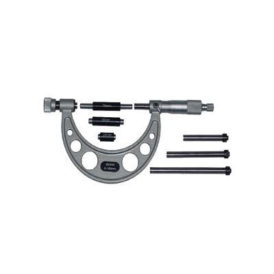 Insize - Outside Micrometers with Interchangeable Anvils. Range: 0-150 Mm. Model: 3206-150a