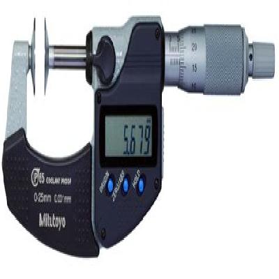 Mitutoyo - Disk Micrometer. Range: 0-25 mm. Model: 123-101