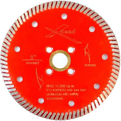 Turbo Blades Cutting Stone Like Granite