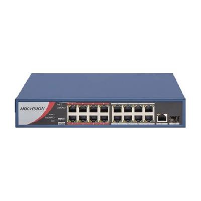 Hikvision Ds-3e0318p-e 16-ports 100mbps Unmanaged Poe Switch