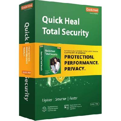 Quick Heal Total Security Latest Version - 1 PC, 1 Year (DVD)