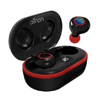 pTron Bassbuds Lite V2 In-Ear True Wireless Bluetooth 5.0 Headphones with HiFi Deep Bass
