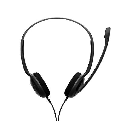 EPOS PC 8 Wired On Ear Headphones with Mic (Black)