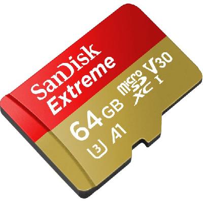 Sandisk Memory Card 64 GB Micro SD Class 10