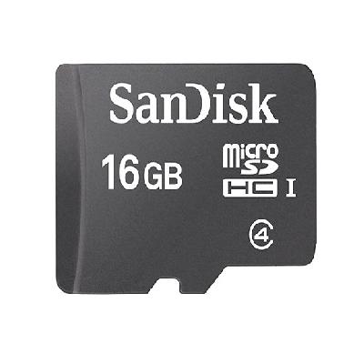 Sandisk Micro SD HC Card 16gb Mobile Sdsdqm-016g-b35