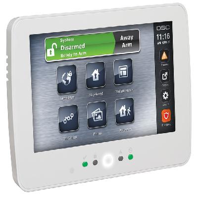 DSC Touch Screen Security System Keypad