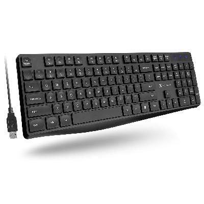 With Wire 104 Laptop Keyboard, Size: Regular