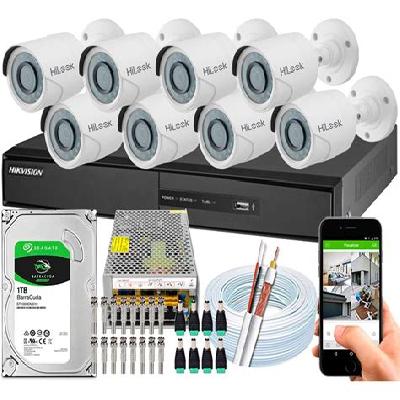 Hikvision 8 camera set CCTV 2.0mp