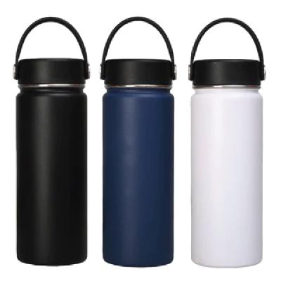 H161  Wilson: Stainless Steel Flask With Carry Handle 500 Ml Approx