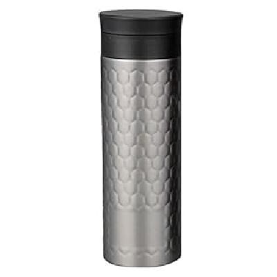 H98 Vacuumized Tea Fruit Infuser SS Sipper In Honeycomb Design (550 Ml)