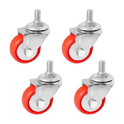 Impex Heavy Duty 360 Degree Swivel Single Castor Wheel Screw Type Thread Type Wheel 2 Inch