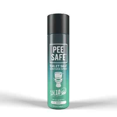 PEE SAFE TOILET SEAT SANITIZER SPRAY (MINT) - 300 ML - WASHROOM PACK