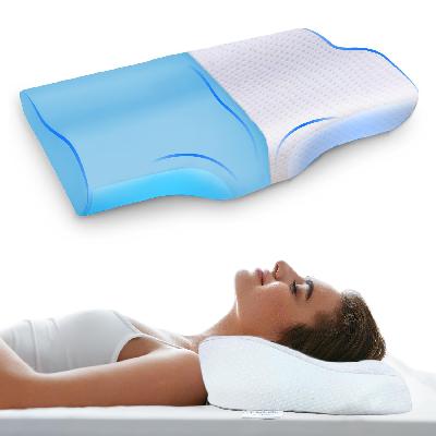 Sleepsia Contour Memory Foam Pillow with Infused Gel