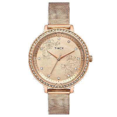 Timex Analog Gold Dial Women's Watch