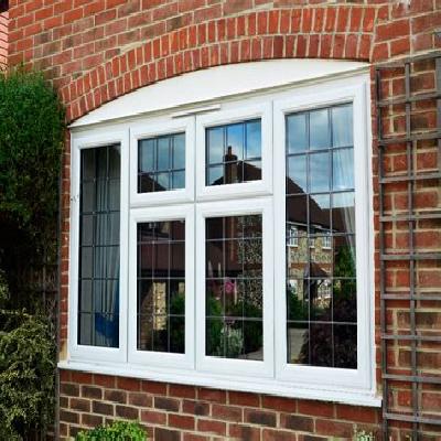 White UPVC Double Hung Window