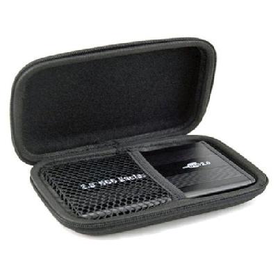 Black Barfi Hard Disk Case - Wolfano
