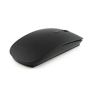 Black Ultra Slim Wireless Mouse With Nano Receiver - WOLFANO