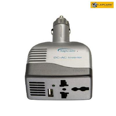 Lapcare LPI-100-USB Power Invertor 150W USB(Silver) With Cable Set