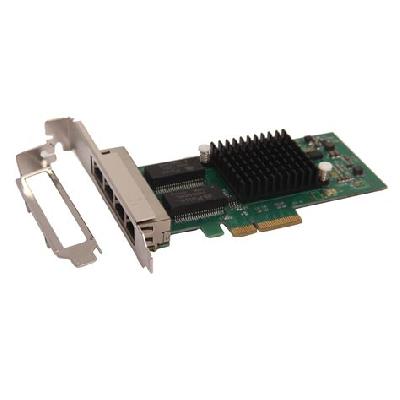 EiRA PCI-E 4-Port Gigabit Ethernet Controller Card (Intel Chipser) (x4 slot) (ER-1015)