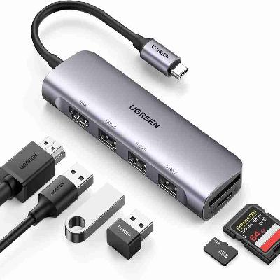 Eira Usb Type-c To 5 In 1 Multiport Hub- Altima (hdmi hdmi vga usb3.0 type-c) (er-2008uc5)