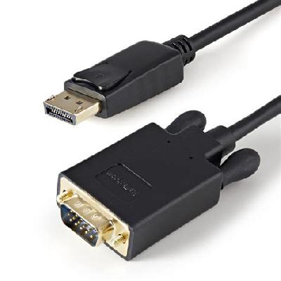 Display Port To VGA Cable 2 Mtr