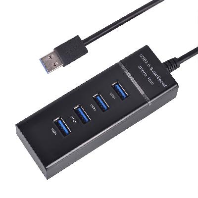 USB 3.0 4 Port Hub with Power