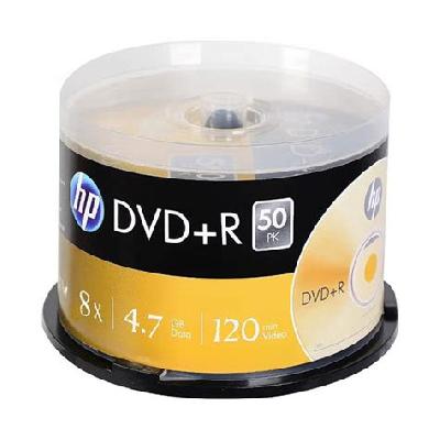 HP DVD R 4.7GB 50 Blank DVD Wrap 16x Speed