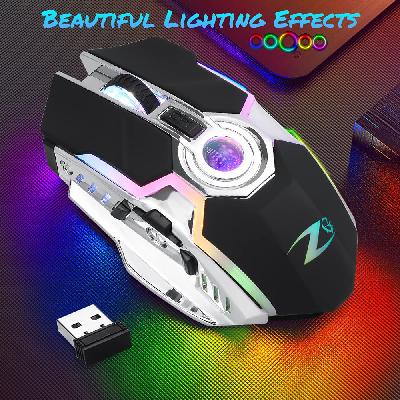 Zoook Terminator Wireless Optical Sensor Gaming Mouse Rechargeable