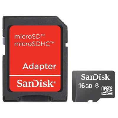 SanDisk SDSDQM-016G-B35 16GB Class 4 MicroSD Memory Card