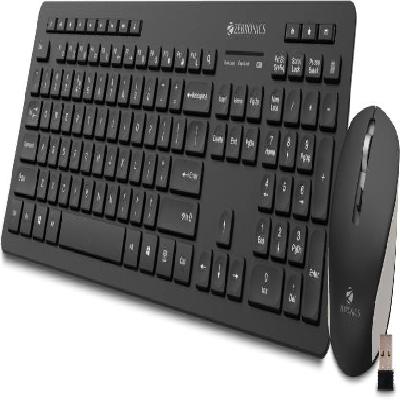 Zebronics Wireless Keyboard Mouse Combo