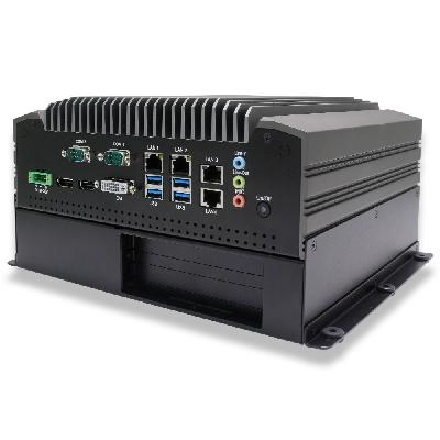 Industrial Grade Fanless Embedded Computer with PCI slot PCIe slot