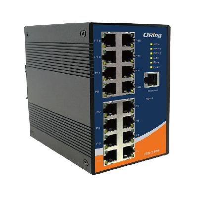Industrial Grade Managed Ethernet Switch 16 ports