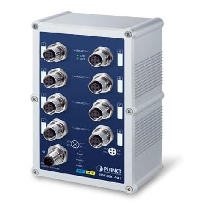 IP67 M12 EN50155 Unmanaged Switch -40c To  75c Rail Certified