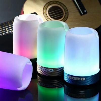 Pen Stand with Bluetooth Speaker and Changing Lights