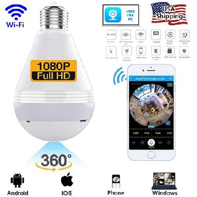 Panoramic Wifi Bulb Camera