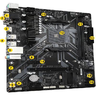 Gigabyte GA-H61M-S Intel 3rd Motherboard