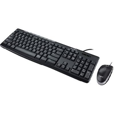 Logitech Media Combo MK200 Wired Keyboard Mouse Combo