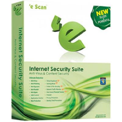 Escan Internet Security 4 PC x 1 Year