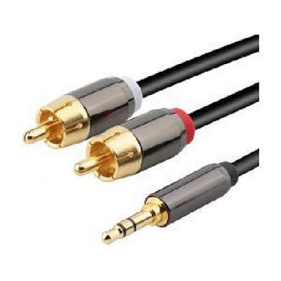3.5mm to 2-Male RCA Adapter Cable
