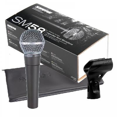 Shure SM58-LC Cardioid Dynamic Vocal Microphone