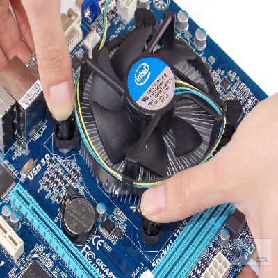 Assembled Computer CPU